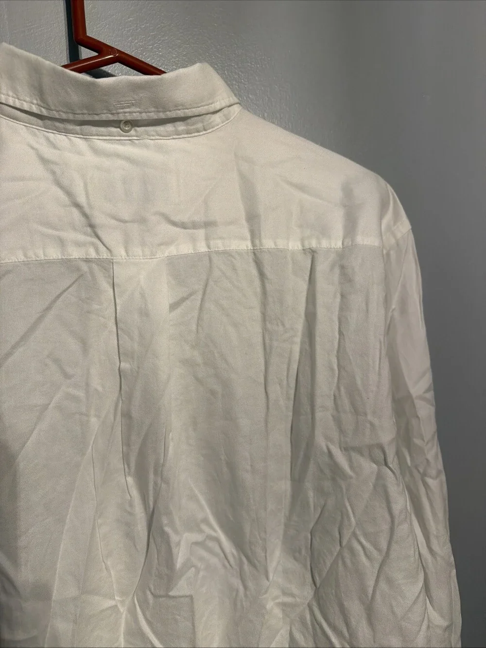 Buck Mason Men’s XL White California Oxford One Pocket Shirt